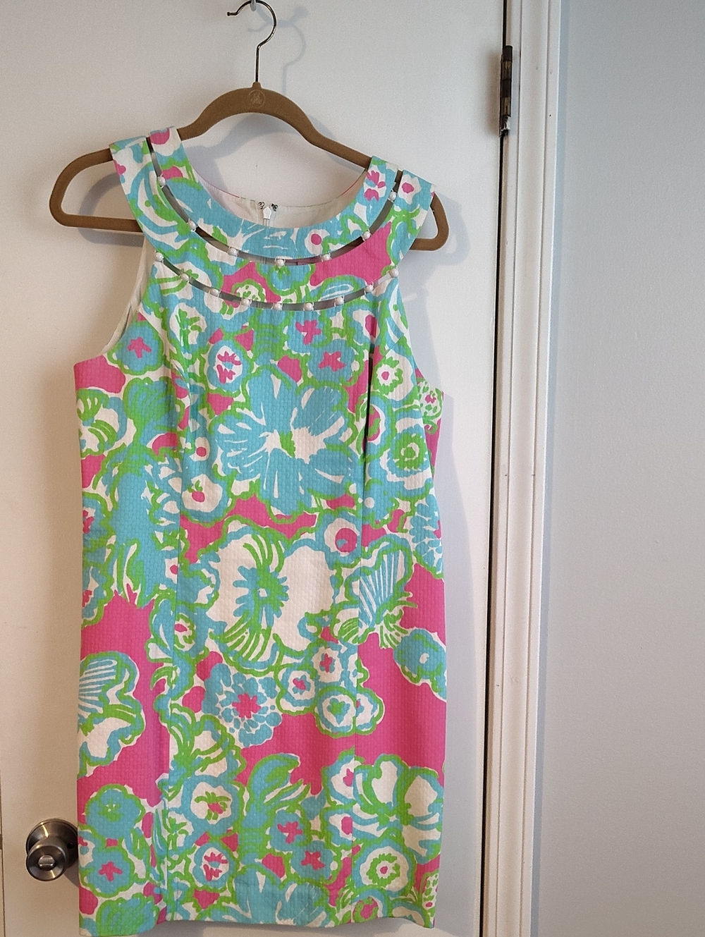 Lilly Pulitzer Pink Logo Tag Dress